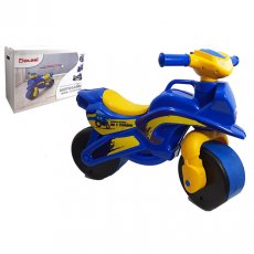 Мотоцикл - толокар с музыкальным рулем, Doloni Toys (синий)