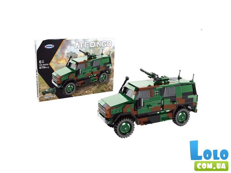 Конструктор Бронетранспортер ATF Dingo (XB-06055), 670 дет.