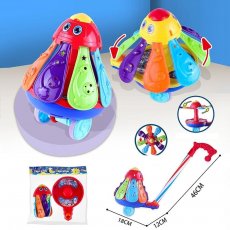 Каталка на палочке Осьминог (в ассортименте)