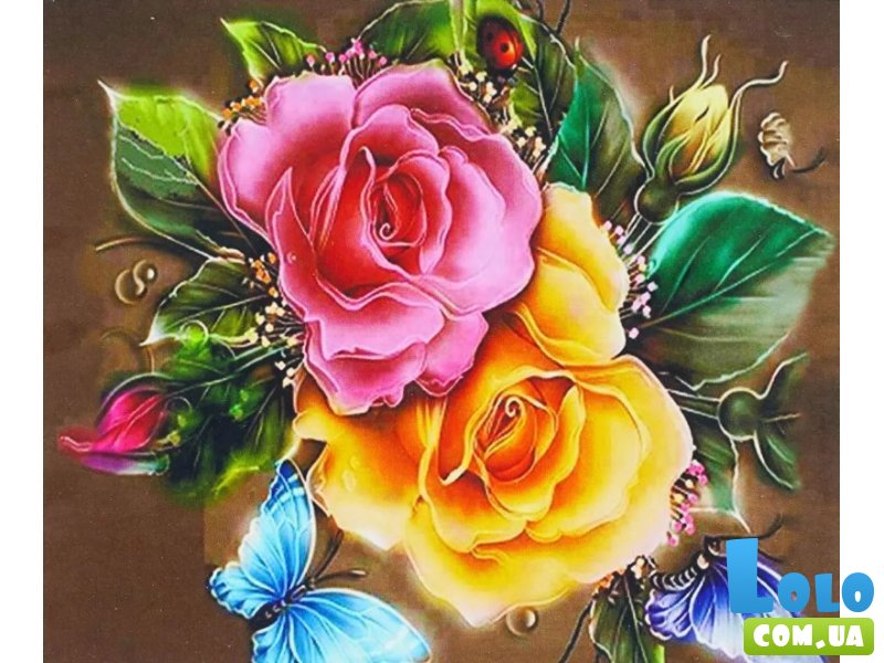 Алмазная мозаика Розы, TK Group (20х30 см)