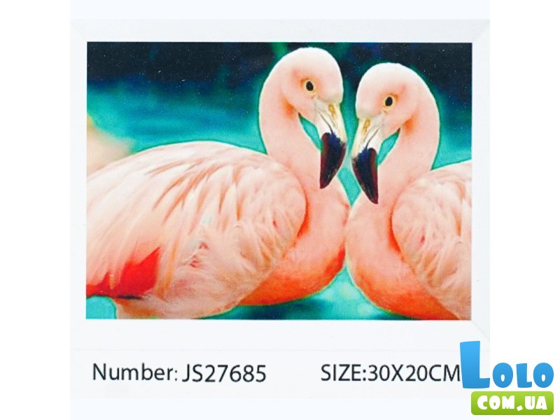 Алмазная мозаика Фламинго, TK Group (20х30 см)