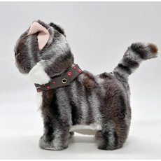 Мягкая игрушка Котик на поводке (в ассортименте)