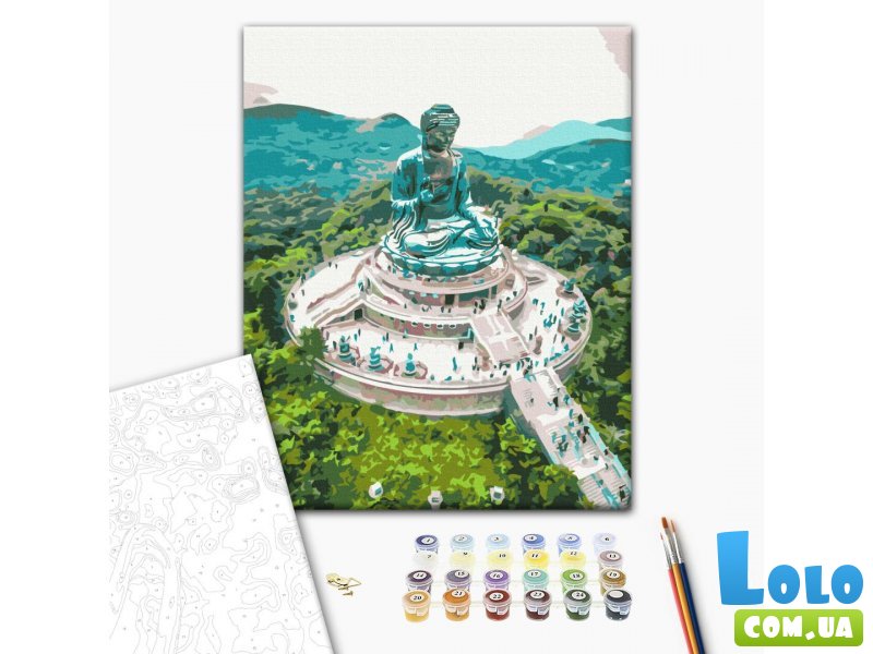 Картина по номерам Большой Будда Тянь Тан, Brushme (30х40 см)
