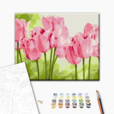 Картина по номерам Нежные тюльпаны, Brushme (30х40 см)