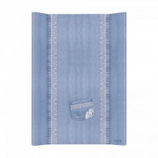 Пеленальная доска Denim Style Lace, Cebababy (голубой)
