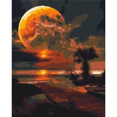 Картина по номерам Фантастический закат, Brushme (40х50 см)