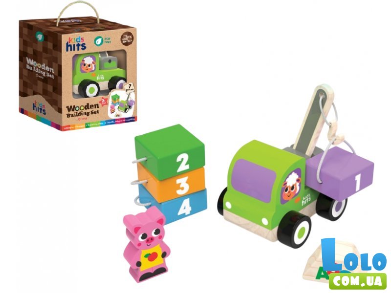 Деревянная игрушка Кран, Kids hits