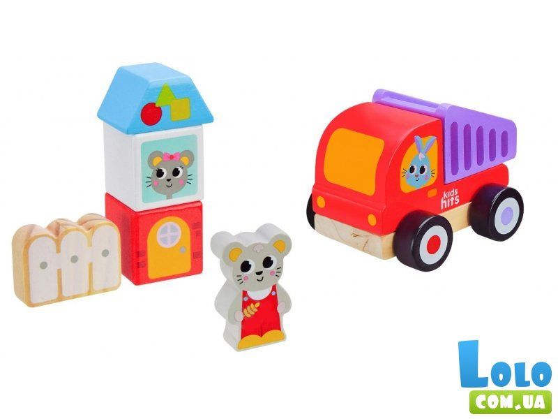 Деревянная игрушка Самосвал, Kids hits