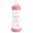 Бутылочка для кормления Perfect 5 Love 300 мл, Chicco (розовый)