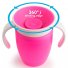 Чашка непроливная Miracle 360 ​​с крышкой 207 мл, Munchkin (розовый)