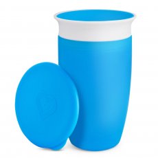Чашка непроливная Miracle 360 ​​с крышкой 296 мл, Munchkin (голубой)