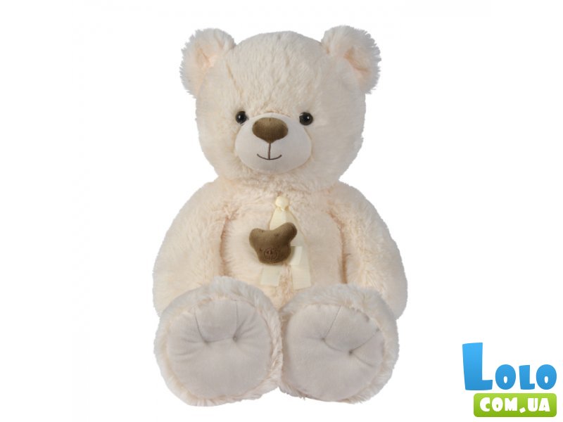 Мягкая игрушка Медвежонок, Nicotoy, 55 см (бежевый)