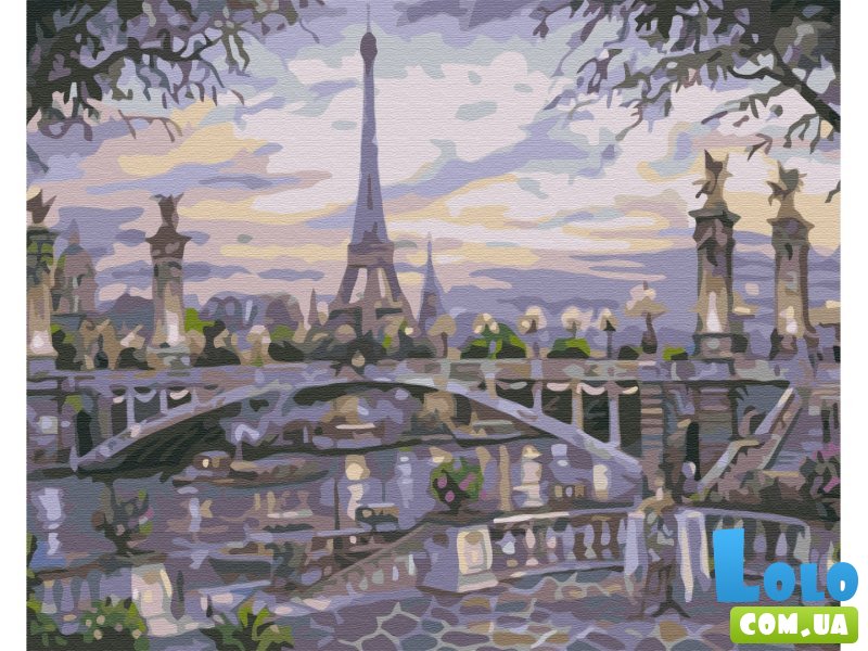 Картина по номерам Туман в Париже, Brushme (40х50 см)