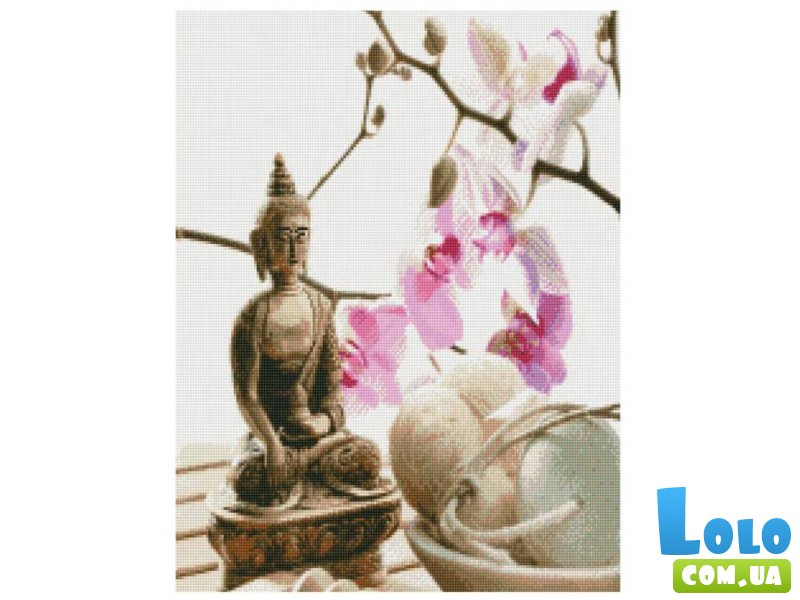 Алмазная мозаика Расслабление с Буддой, Strateg (50х60 см)