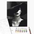 Картина по номерам Загадочная Мадам, Brushme (40х50 см)