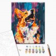 Картина по номерам Разноцветный корги, Brushme (40х50 см)