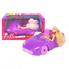 Кукла шарнирная с машиной
