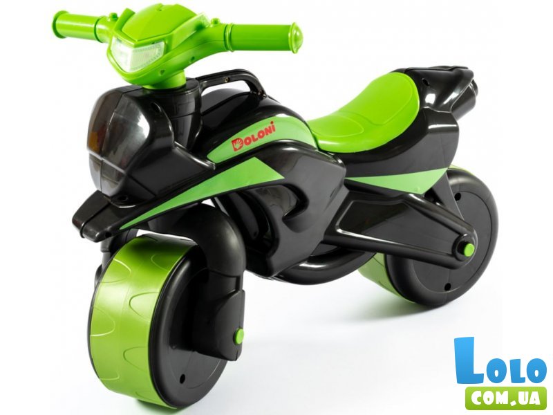 Мотоцикл - толокар, Doloni Toys (черный)