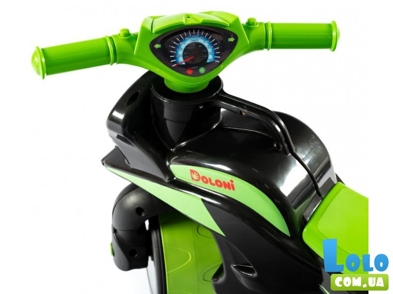 Мотоцикл - толокар, Doloni Toys (черный)