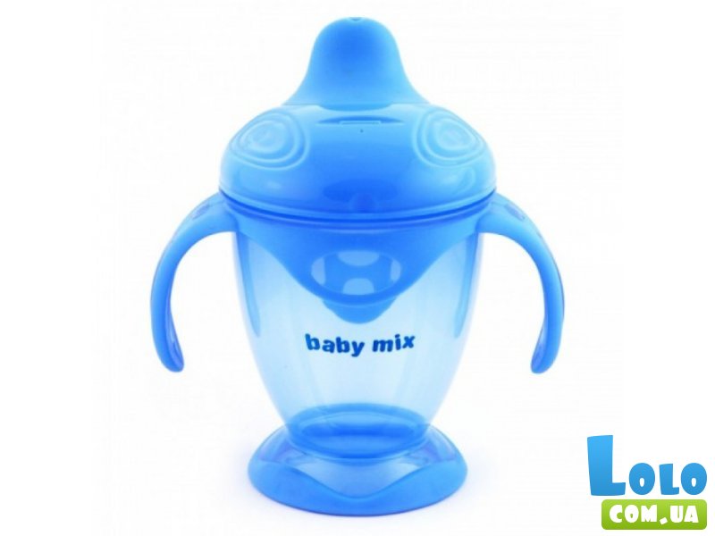Поилка-непроливайка Baby Mix 200 ml turkus, Twins (бирюза)