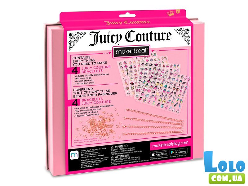 Набор для создания браслетов Девичья мечта Juicy Couture, Make it Real