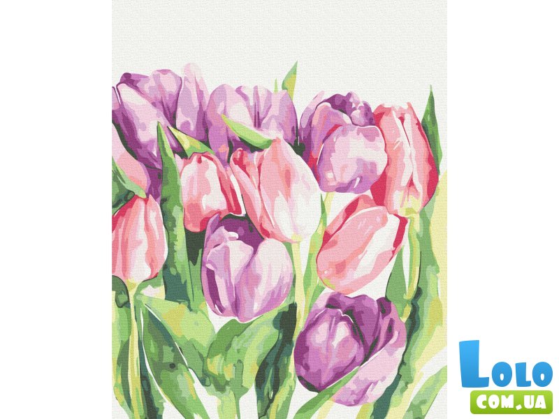 Картина по номерам Утренние тюльпаны ©Karolina Bundash, Brushme (40х50 см)