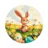 Картина по номерам круглая Пасхальный кролик, Brushme (30 см)