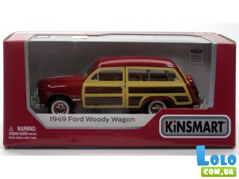 Машина металлическая 1949 Ford Woody Wagon, Kinsmart