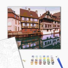Картина по номерам Французский Страсбург, Brushme (40х50 см)
