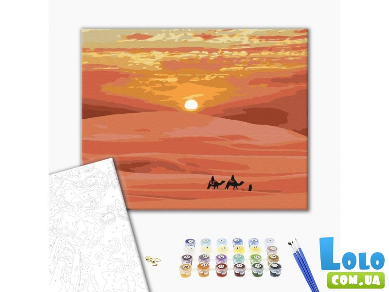 Картина по номерам Горячее солнце пустыни, Brushme (40х50 см)
