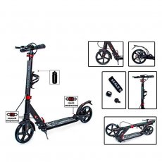 Самокат двухколесный, Scale Sports (черный)