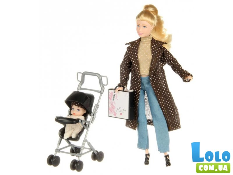 Кукла с младенцем и аксессуарами