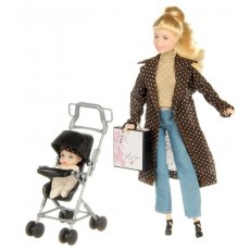Кукла с младенцем и аксессуарами
