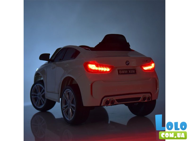 Детский электромобиль Джип BMW (белый)