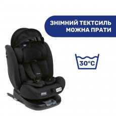 Автокресло детское Unico Evo i-Size Air, Chicco (черное)