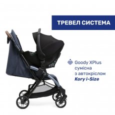 Прогулочная коляска Goody XPlus, Chicco (синяя)