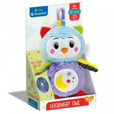 Мягкая игрушка-ночник Goodnight Owl, Clementoni