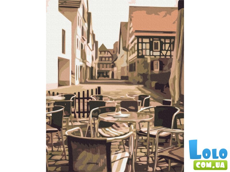 Картина по номерам Кофейный переулок, Brushme (40х50 см)
