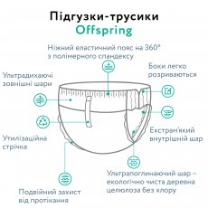 Подгузники-трусики Aquatic L (9-14 кг) 36 шт., Offspring