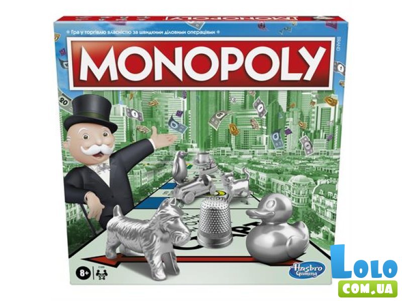 Настольная игра Классическая Монополия, Hasbro (укр.)