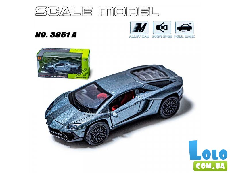 Машина Scale model, gray