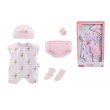 Набор одежды для пупса Фламинго с подгузником и пустышкой, Corolle