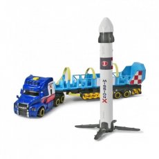 Грузовик Мак Космическая миссия с прицепом и ракетой, Dickie Toys