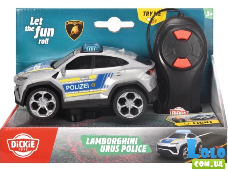 Полицейская машина Ламборгини Урус на радиоуправлении, Dickie Toys