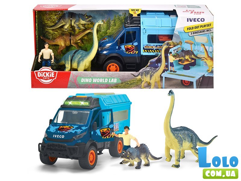 Игровой набор Исследование динозавров с фигуркой, Dickie Toys