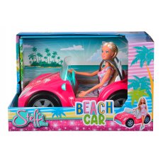 Набор с куклой Штеффи и пляжный кабриолет, Simba