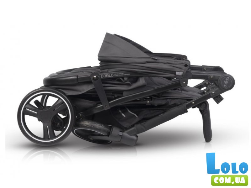 Коляска для двойни Doblo 2024, EasyGo (iron)
