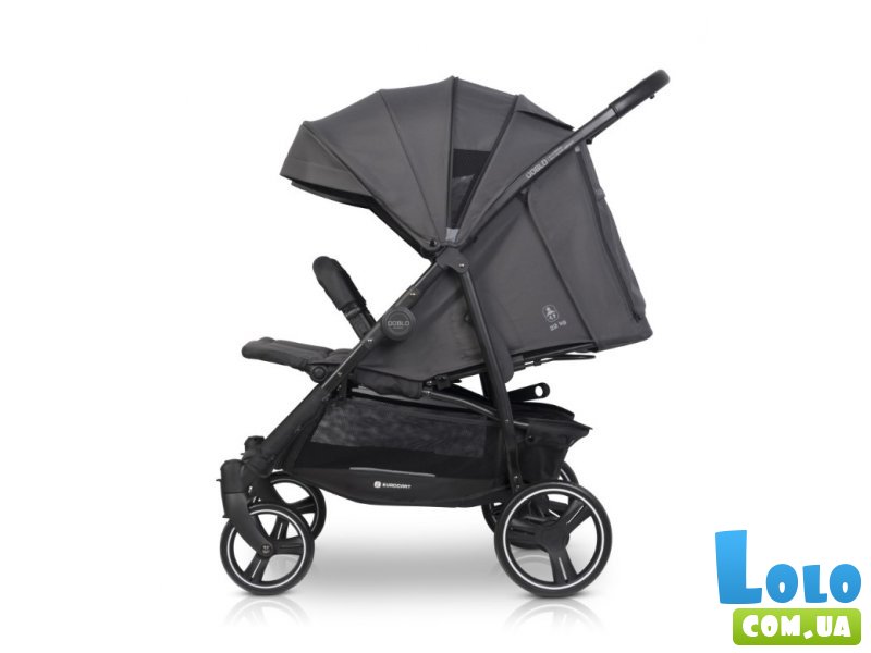 Коляска для двойни Doblo 2024, EasyGo (iron)