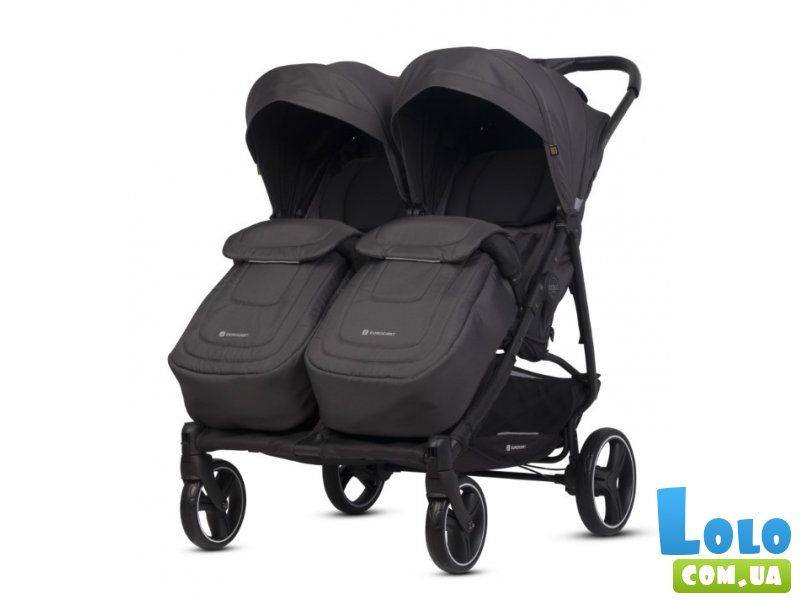 Коляска для двойни Doblo 2024, EasyGo (iron)