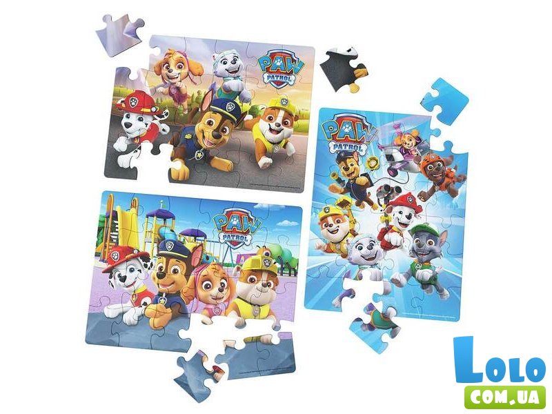 Пазл 3 в 1 Щенячий патруль Супер 3D, Spin Master